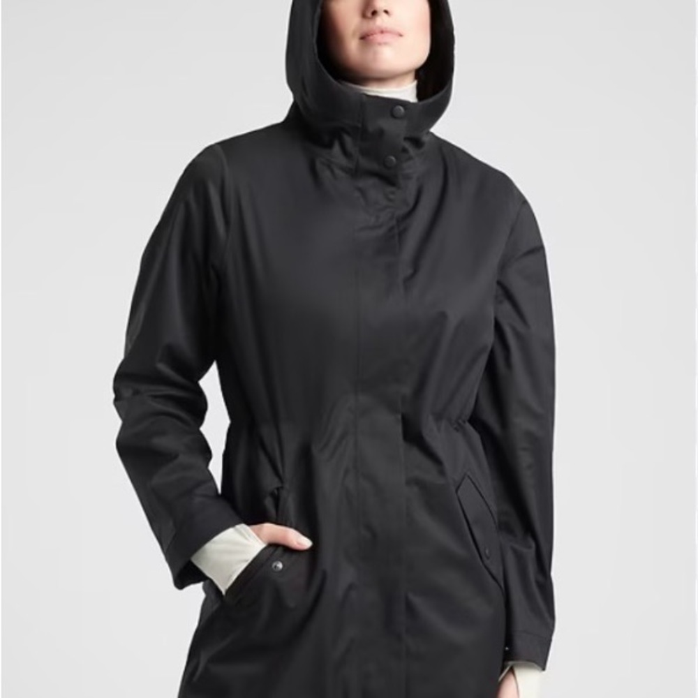 Athleta Lakeview RainOut Parka in Black